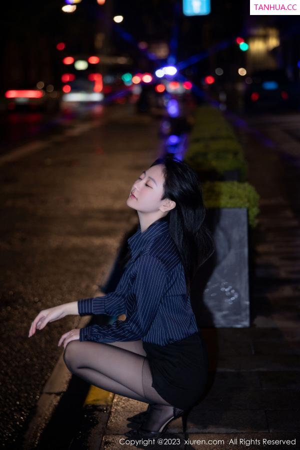   [XiuRen]高清写真图 2023.02.10 No.6246 谢小蒽 黑丝美腿第54张图片